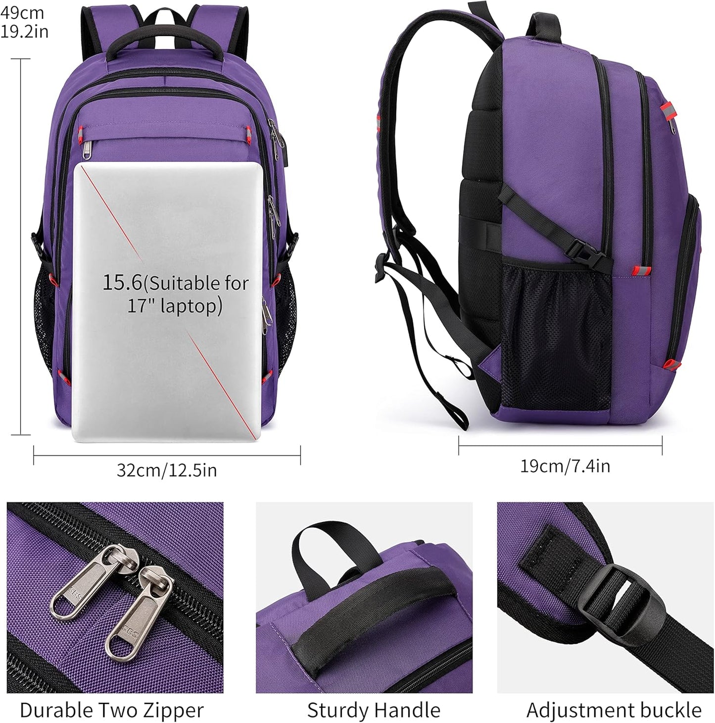 Laptop Backpack Travel Computer Backpack College Bookbag School Backpack