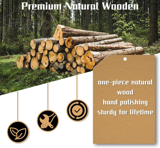 Wood Spatula for Cooking Wooden Kitchen Utensil Natural Wood Spatula Slotted Turner for Nonstick Pan Cookware 12 inch Frying Spatulas with Flat Bottom Edge Stirring Mixing and Flipping Turners - PuriLite
