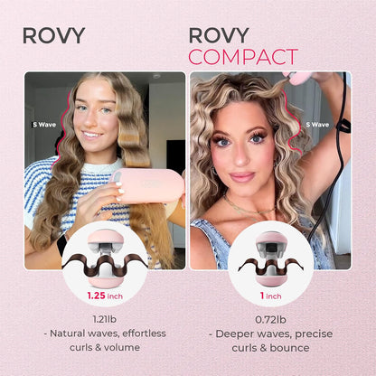 TYMO ROVY Hair Waver Curling Iron, 3-Barrel Ionic Hair Curler
