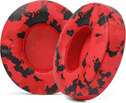 WC Extra Thick Replacement Earpads for Beats Solo 2 & 3 by Wicked Cushions - Ear Pads for Beats Solo 2 & 3 Wireless ON-Ear Headphones - Soft Leather, Luxury Memory Foam, Strong Adhesive | White