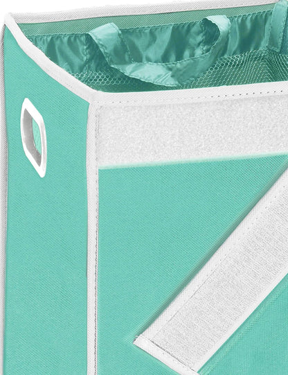 SimpleHouseware Double Laundry Hamper with Lid and Removable Laundry Bags, Beige