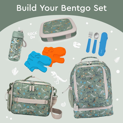 Bentgo Kids Prints (Unicorn) - Leak-Proof, 5-Compartment Bento-Style Kids Lunch Box - Ideal Portion Sizes for Ages 3 to 7 - BPA-Free and Food-Safe Materials