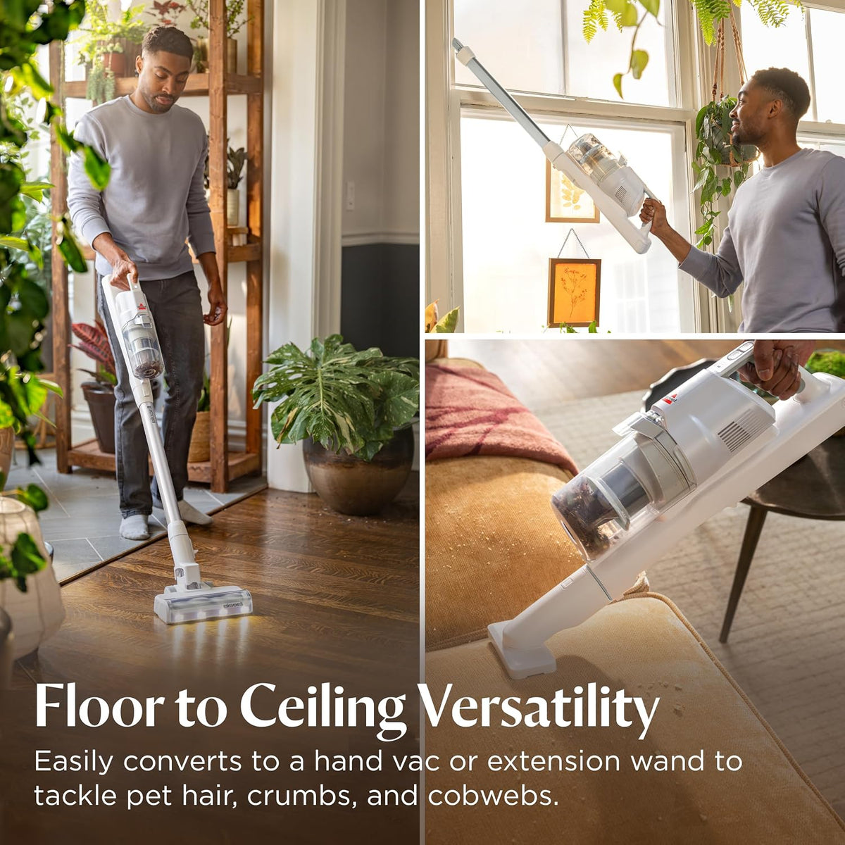 BISSELL PowerClean 200W Self-Standing Cordless Vacuum, 4173B