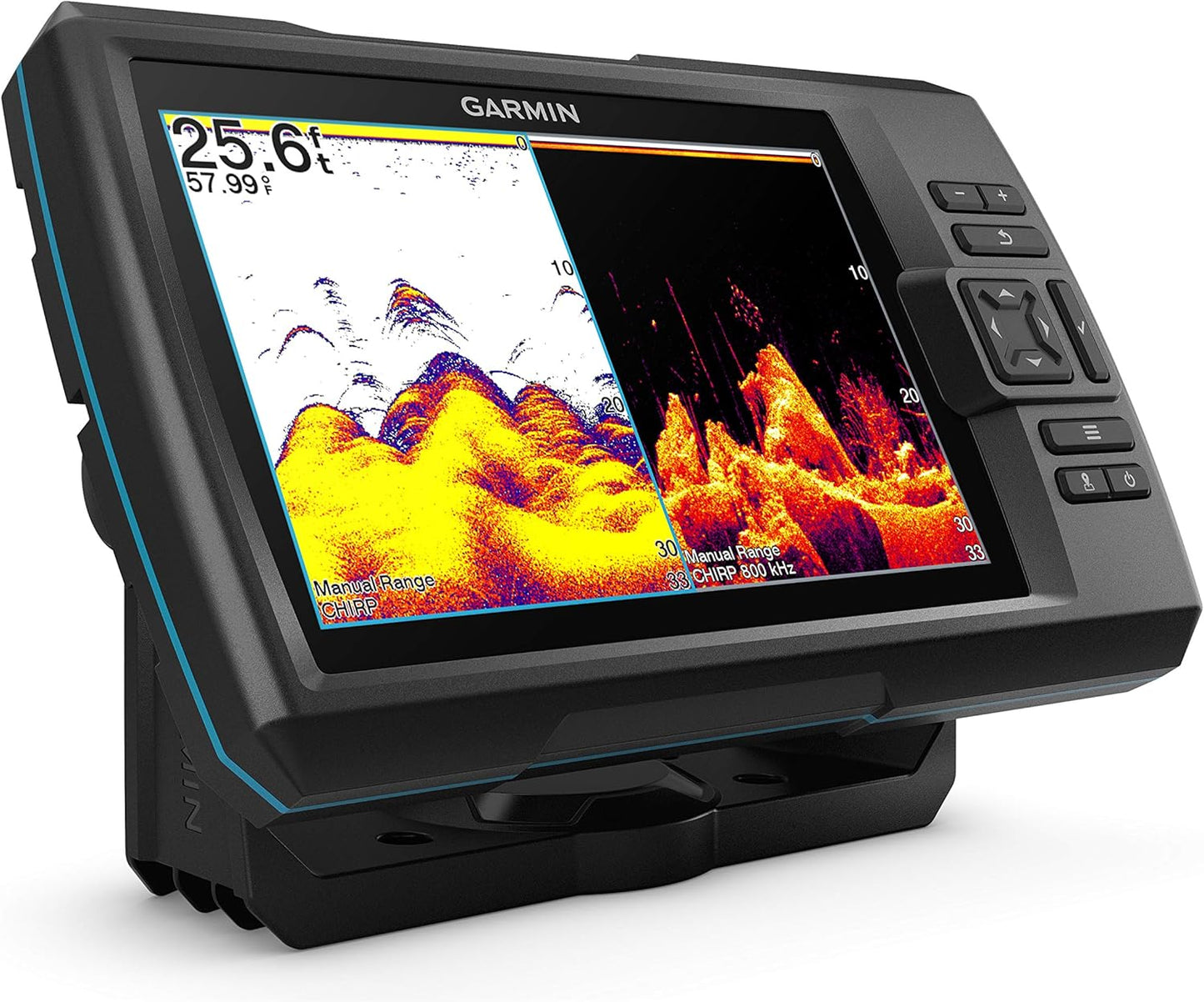 Garmin Striker Vivid 4cv Bundle with Transducer and Protective Cover, 4-inch Color Fishfinder, Vivid Scanning Sonar Color Palettes 010-02550-00