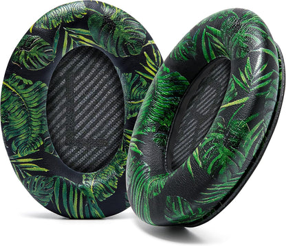 WC Wicked Cushions Upgraded Replacement Ear Pads for Bose QC35 & QC35ii (QuietComfort 35) Headphones & More - Softer Leather, Luxurious Memory Foam, Added Thickness, Extra Durability | Midnight Blue