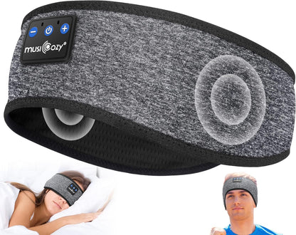 Bluetooth Sleep Headband Headphones | Wireless Sleep Mask Headphones | Music Headband for Side Sleepers | Sports Headband Earphones | Hands Free Audio Headband - PuriLite