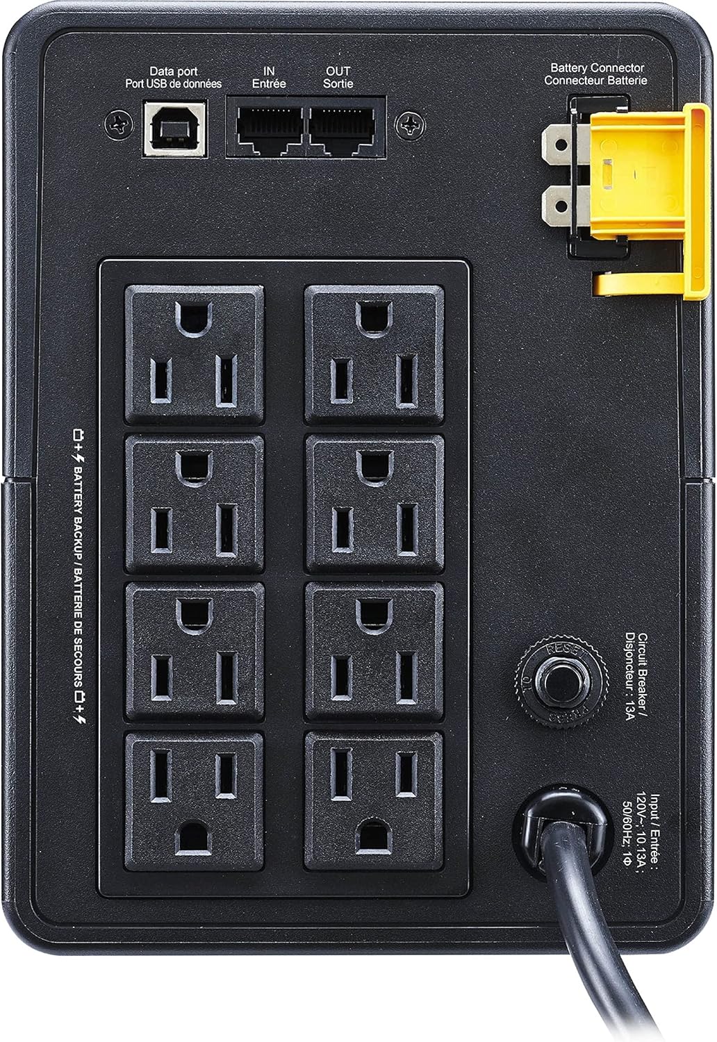 APC UPS 1200VA Line Interactive UPS Battery Backup, BVK1200M2 Backup Battery with AVR, 2 USB Charging Ports (Type C/Type A), Back-UPS Uninterruptible Power Supply