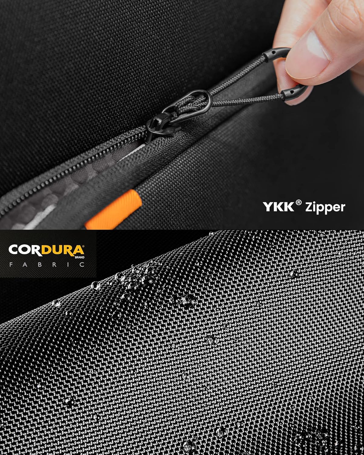 tomtoc DefenderAce-A03 360 Protective Laptop Shoulder Bag for 16-inch New MacBook Pro M4/M3/M2/M1 Pro/Max 2024-2019, Water-Resistant Well-Organized Accessory Sleeve Case with Handle