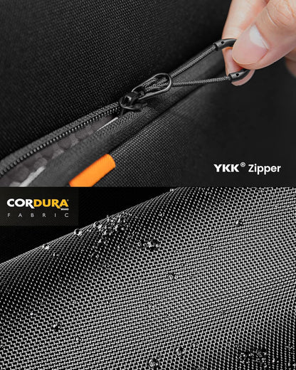 tomtoc DefenderAce-A03 360 Protective Laptop Shoulder Bag for 16-inch New MacBook Pro M4/M3/M2/M1 Pro/Max 2024-2019, Water-Resistant Well-Organized Accessory Sleeve Case with Handle