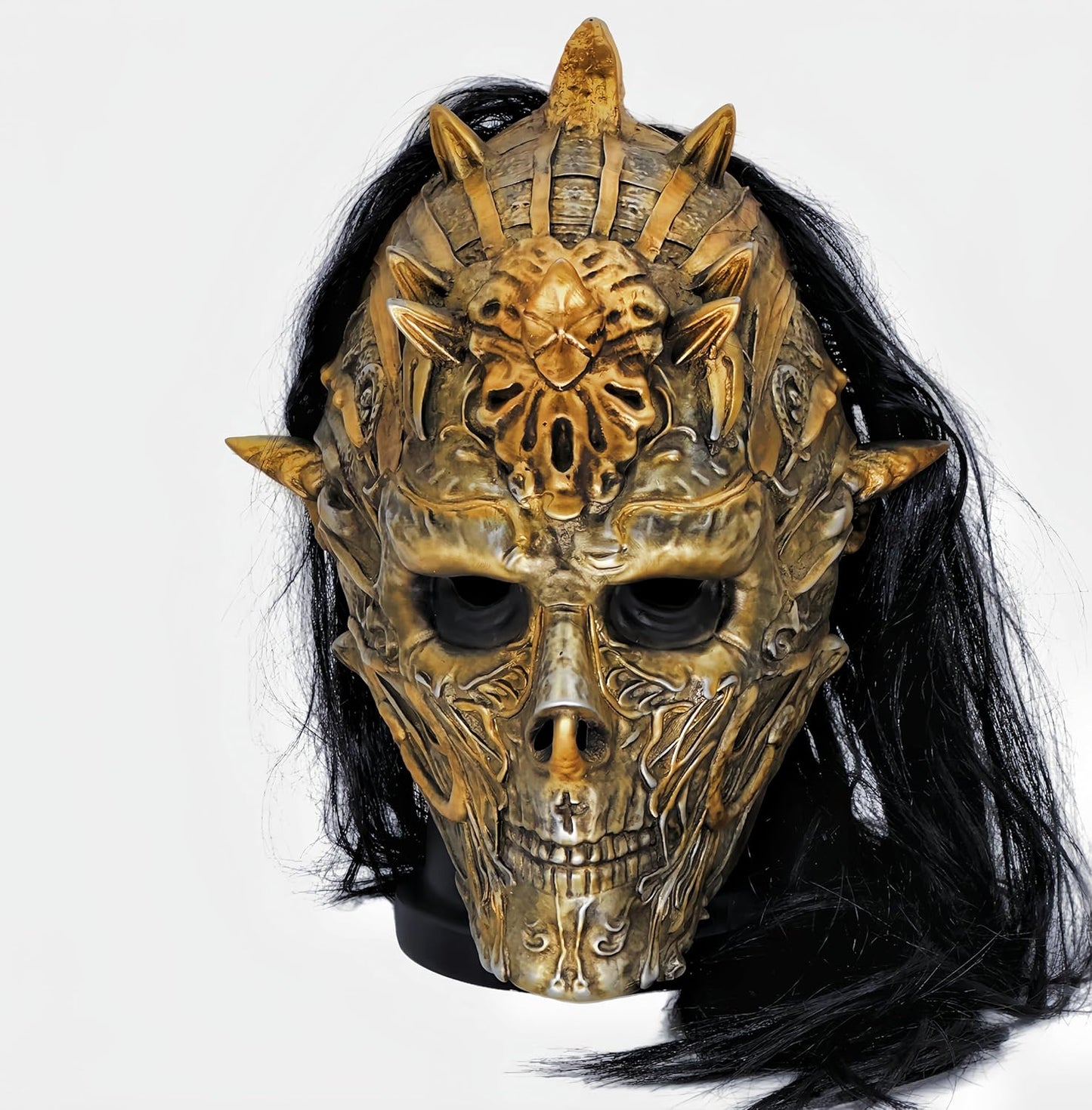 MILERUN Persian Death Army Leader Mask-Realistic LARP and Halloween Costume Accessory