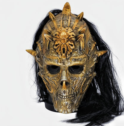 MILERUN Persian Death Army Leader Mask-Realistic LARP and Halloween Costume Accessory