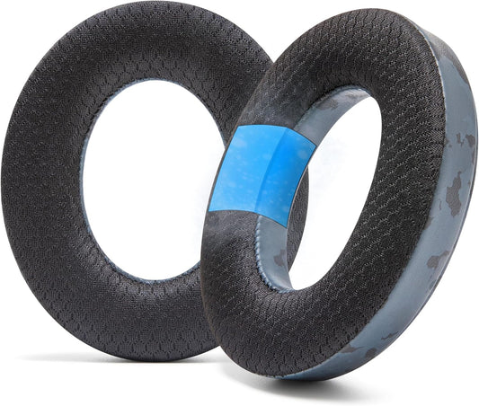 WC Freeze Momentum 4 - Cooling Gel Earpads for Sennheiser Momentum 4 Wireless Over Ear Headphones by Wicked Cushions - Boost Comfort, Thickness, & Sound Isolation for Epic Listening | Black Camo