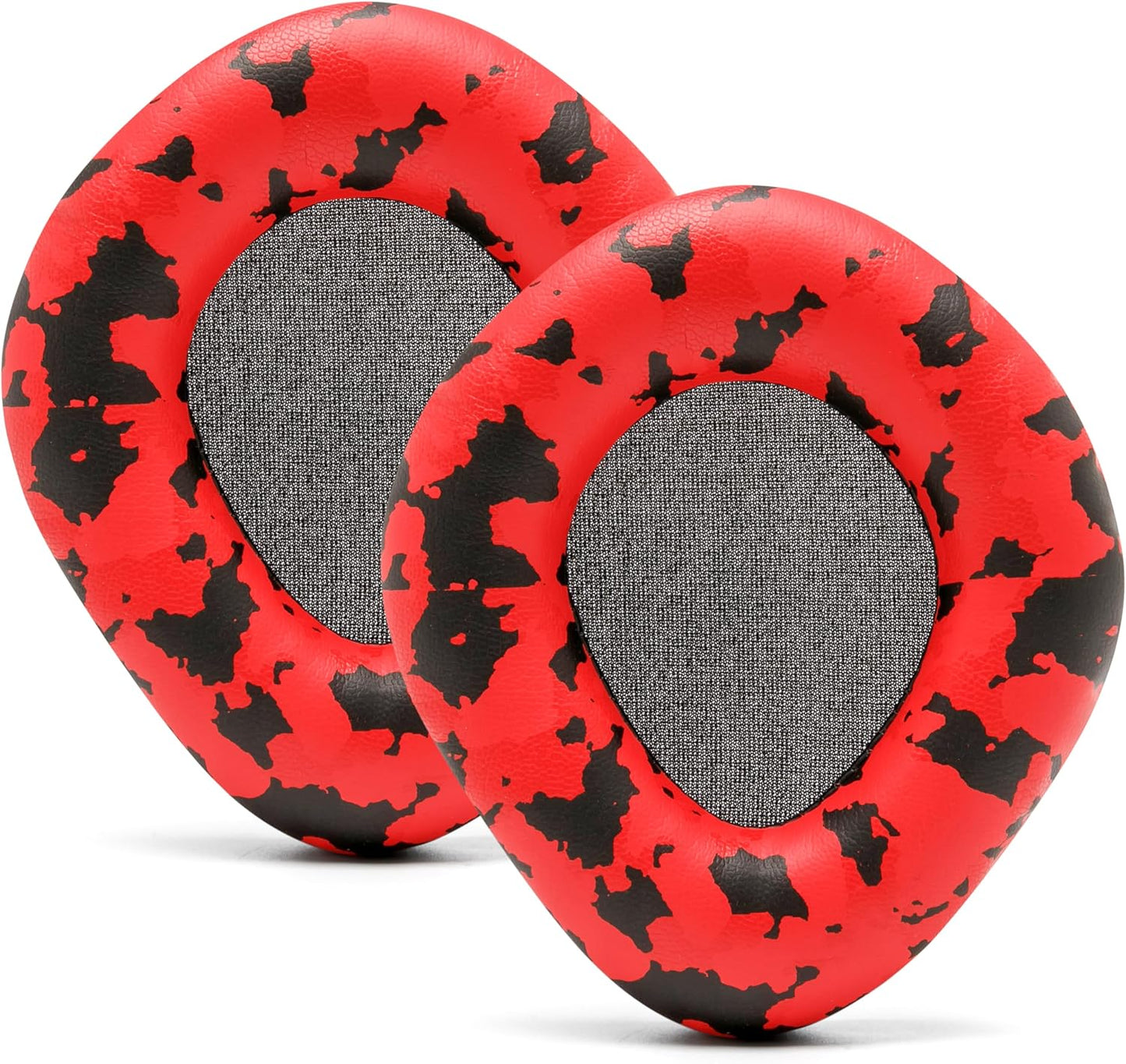 WC Upgraded Replacement Earpads for Corsair Void & Corsair Void Pro Wired & Wireless Gaming Headsets Made by Wicked Cushions | Improved Durability, Thickness, and Sound Isolation | (Red Camo)