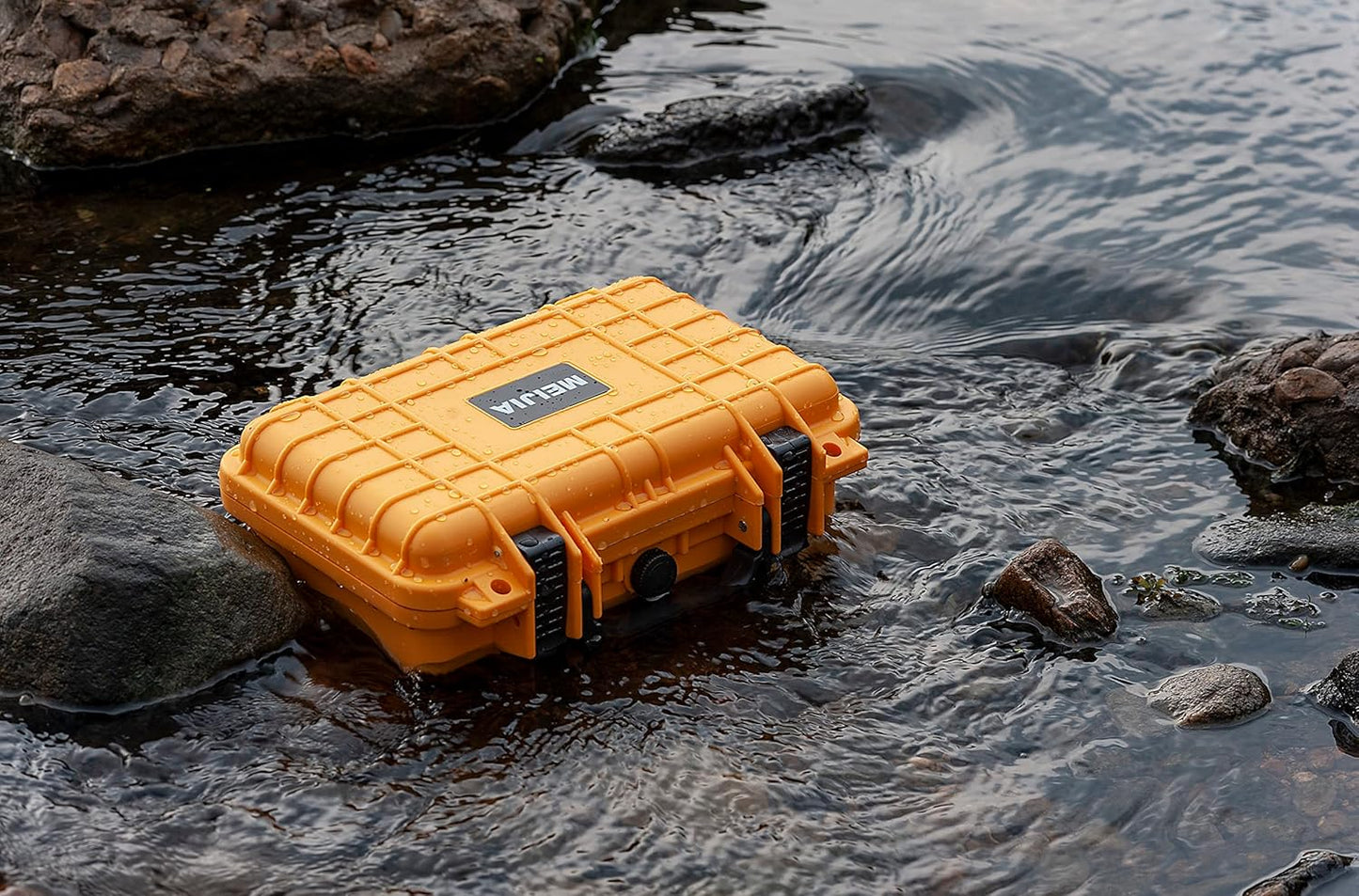 MEIJIA Portable All Weather Waterproof Protective Hard Case,Camera Case with Customizable Fit Foam,Fit use of Drones,Camera, Equipments, 11.65 x8.35x3.78inches