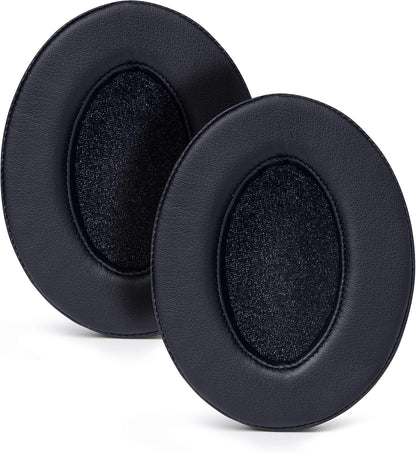WC PadZ - The Ultimate Upgraded Earpads by Wicked Cushions - Compatible with Audio Technica, HyperX, SteelSeries Arctis & More - Extra Thick - Bigger Opening - Softer Memory Foam | (90s Black)