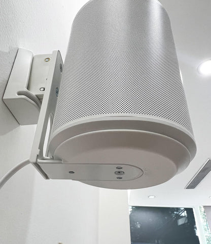 ynVISION.DESIGN Adjustable Wall Mount Compatible with Sonos ERA 100 Speaker - White 2 Pack