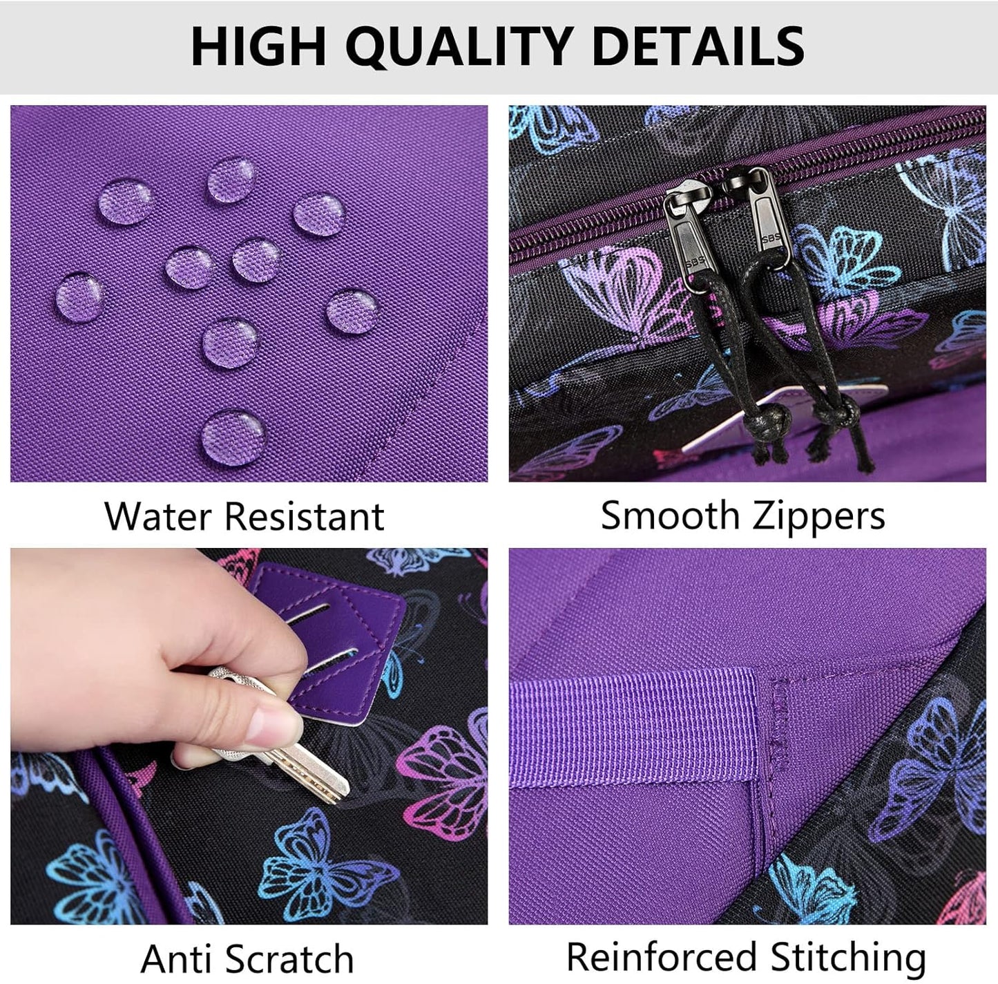 School Backpack for Kids,Lightweight Water Resistant Work Travel Backpack for Women Men Teens VONXURY