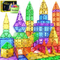 Magnetic Tiles Building Blocks 102pcs Advanced Set STEM Toys for 3+ Year Old Boys and Girls Montessori Toys Toddler Kids Activities Games Christmas New Year Gifts Classroom Must Haves School Supplies