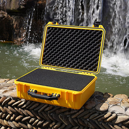 MEIJIA All Weather Portable Waterproof Hard Case,Camera Case with Customizable Fit Foam, Perfectly Protection of Camera, Drones,Pistols,Lens,Equipments,18.5 x14.06x6.93inches