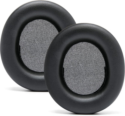 WC Upgraded Replacement Earpads for Steelseries Arctis Nova Pro Wireless Made by Wicked Cushions | Improved Durability, Thickness, Softer Leather, and Sound Isolation | 90's Black