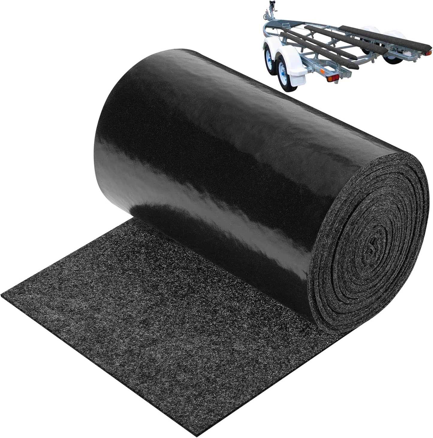 12inch x 20ft Boat Trailer Bunk Carpet - Marine Trailer Bunk Carpet - Trailer Boat Bunk Padding for Outdoor Boat Trailer Jet Ski Ramp Garage Dock