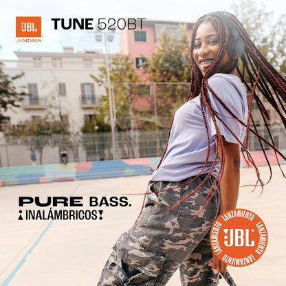 JBL Tune 510BT Wireless On-Ear Bluetooth Headphones - Black