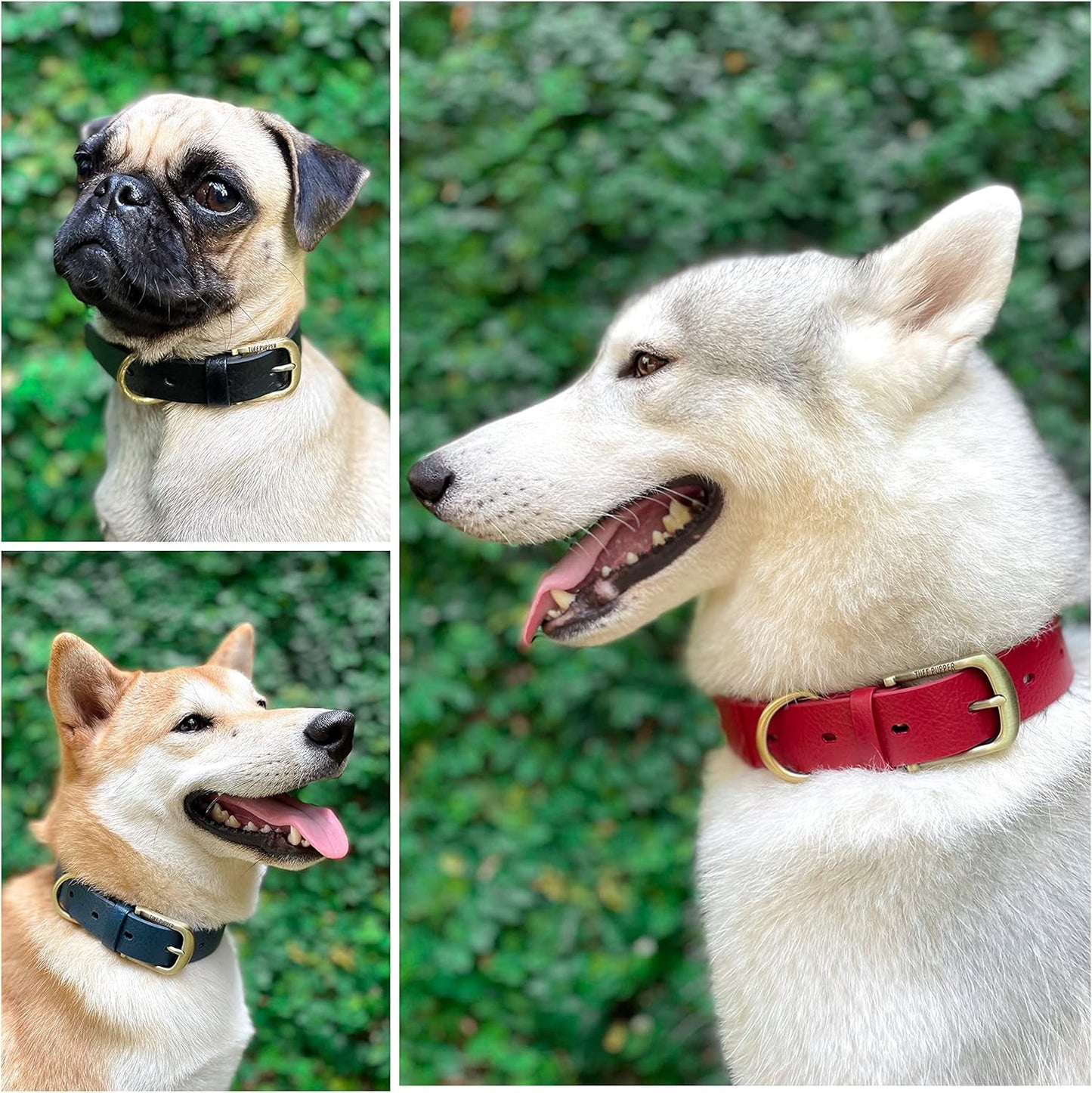Tuff Pupper Classic Heavy Duty Dog Collar | 10x Stronger Than Leather | 100% Waterproof & Odor Proof Dog Collar | Tough Rust-Proof All Metal Hardware