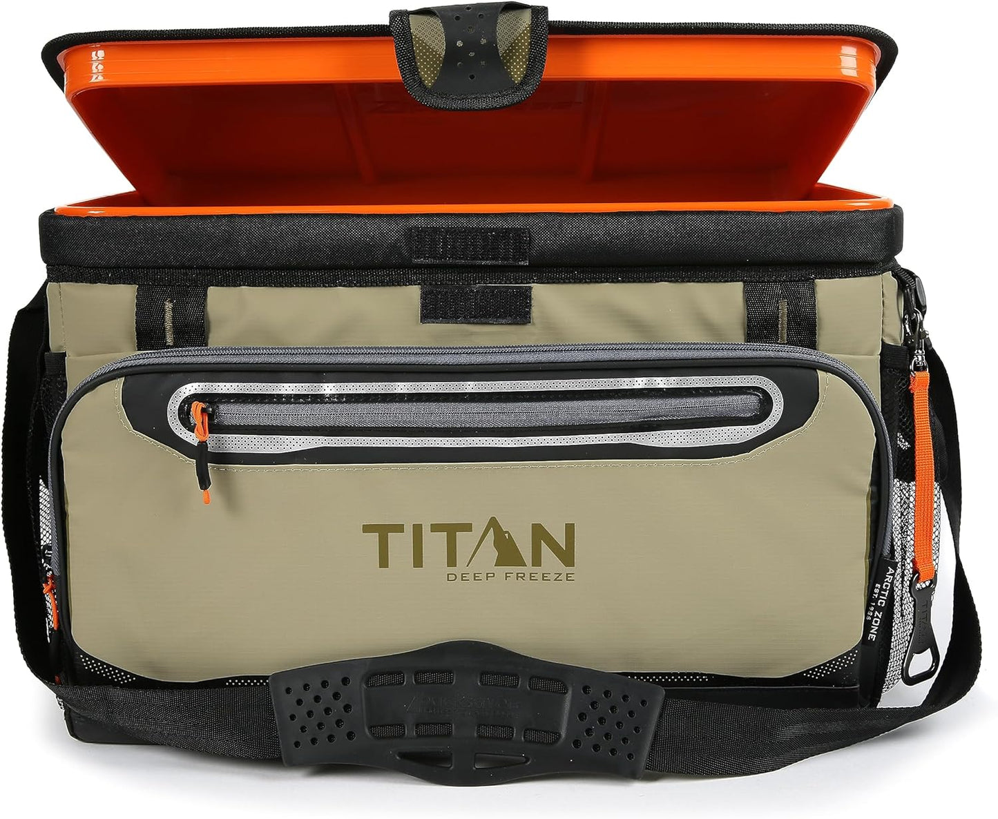 Arctic Zone Titan Deep Freeze 16 Can Zipperless Hardbody Cooler, Moss