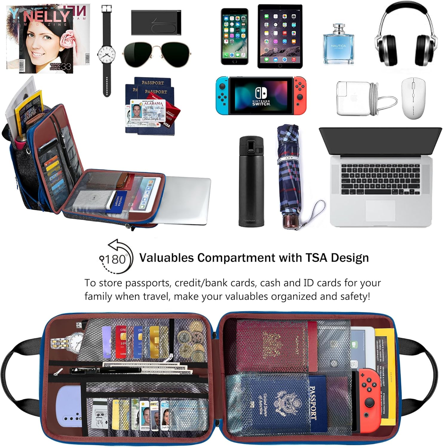 ZINZ Slim & Expandable Case 12.9 13 inch Travel Laptop Shoulder Bag for MacBook Air 13" M3/M2/M1, MacBook Pro 13" M2/M1, iPad Pro 12.9"/13"/11", iPad Air 13",L01G03 - PuriLite