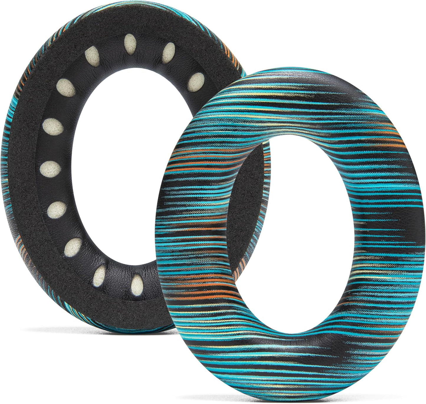 WC Wicked Cushions Upgraded Replacement Ear Pads for Bose QC35 & QC35ii (QuietComfort 35) Headphones & More - Softer Leather, Luxurious Memory Foam, Added Thickness, Extra Durability | Midnight Blue