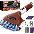 Electric Grill Brush for Outdoor, 3-in-1 Cordless Rotary Grill Brush | 3 Adjustable Speeds & Angles, 3 Replaceable Heads, 150-Minutes Long Runtime Grill Cleaning Brush for BBQ Grates