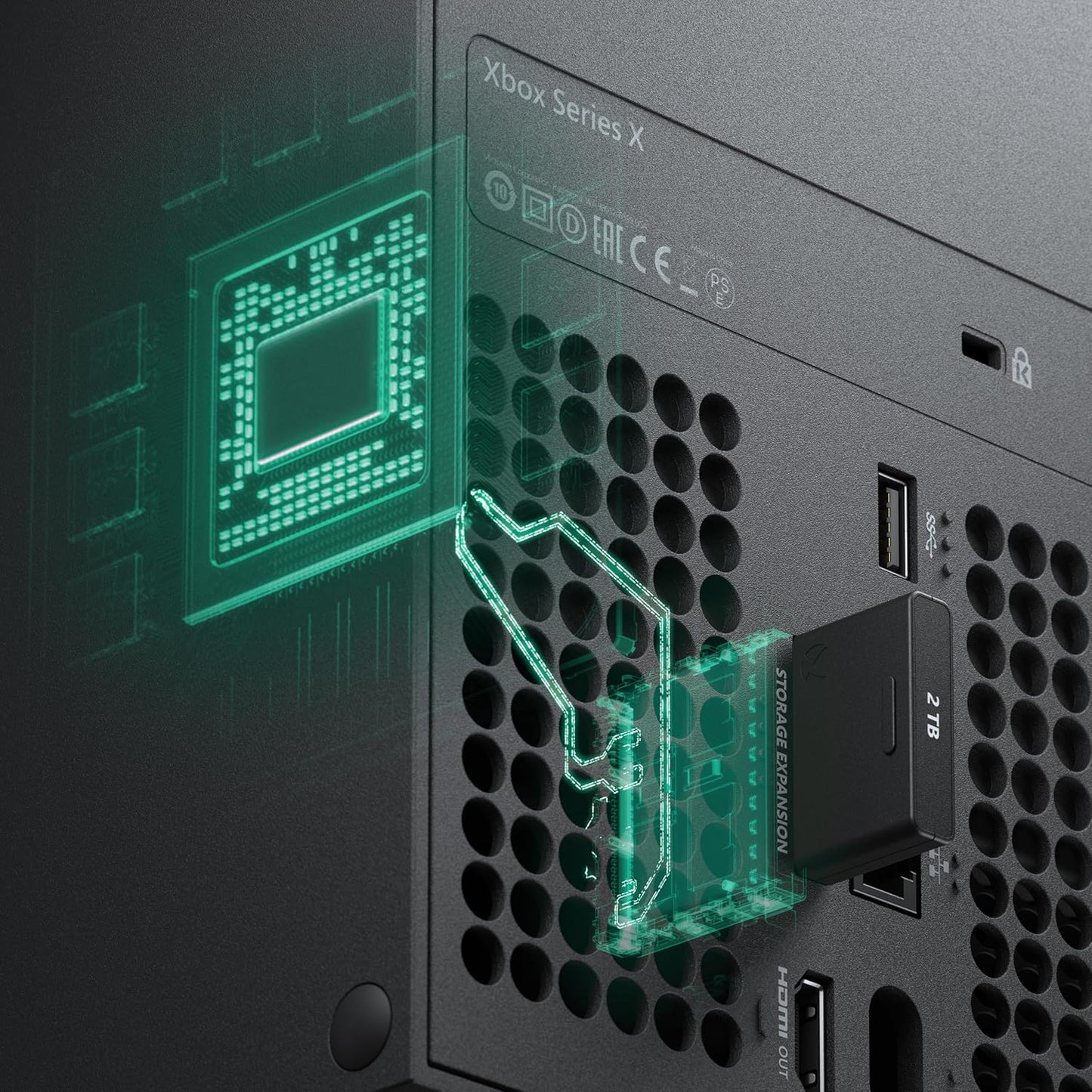 Seagate Storage Expansion Card for Xbox Series X|S 2TB Solid State Drive - NVMe Expansion SSD for Xbox Series X|S (STJR2000400)