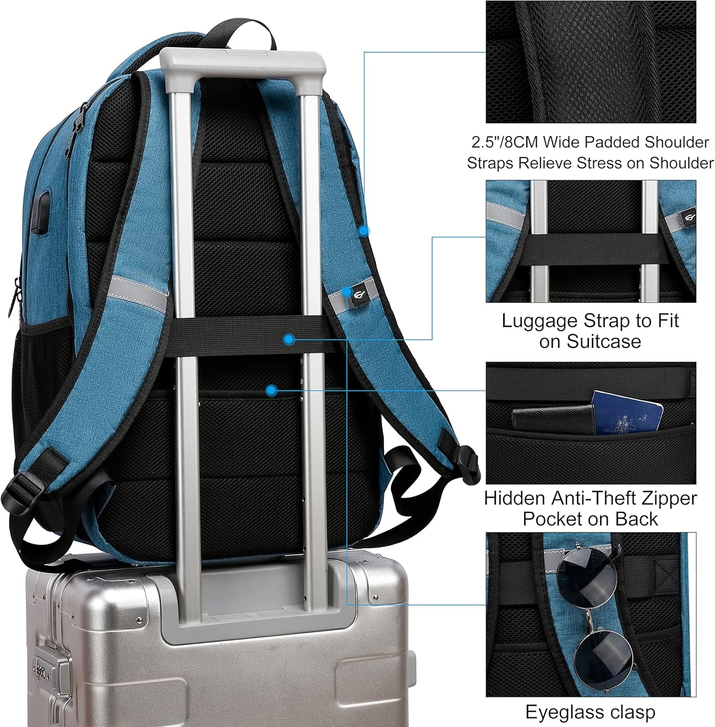Laptop Backpack Travel Computer Backpack College Bookbag School Backpack