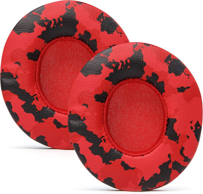 WC Extra Thick Replacement Earpads for Beats Solo 2 & 3 by Wicked Cushions - Ear Pads for Beats Solo 2 & 3 Wireless ON-Ear Headphones - Soft Leather, Luxury Memory Foam, Strong Adhesive | White