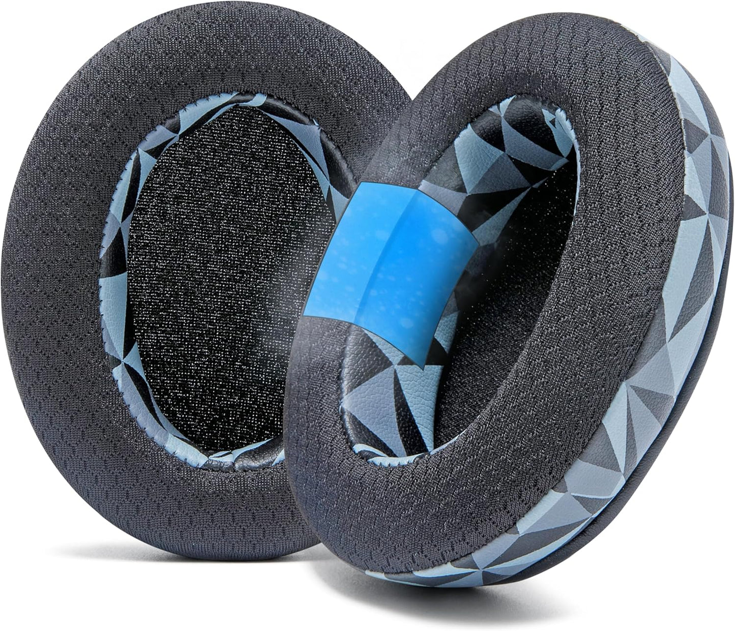 WC Freeze for Arctis Nova - Hybrid Fabric Cooling Gel Replacement Earpads for Arctis Nova Pro Wired, Nova 7, 5, 4, 3, 1 - Made by Wicked Cushions (Does Not Fit Nova Pro Wireless) | Black