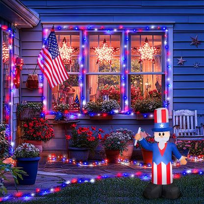 JMEXSUSS 2 Pack 75.5ft Orange Solar Christmas Lights, Total 400 LED Solar String Lights Outdoor Waterproof, 8 Modes Orange Halloween Lights for Tree Patio Garden Thanksgiving Halloween Decorations
