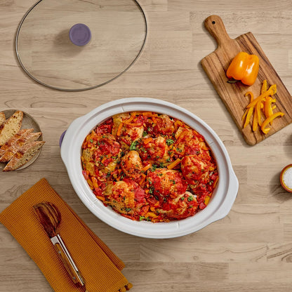 Crock-Pot Design Series 7-Quart Manual Slow Cooker, Purple Potato