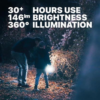 MalloMe Lantern Camping Lights - Camping Lanterns for Power Outages - Tent Lights LED Lantern Light for Hanging in Camp Tents - Battery Powered LED Outage Lamp (Rechargeable Batteries Not Included)