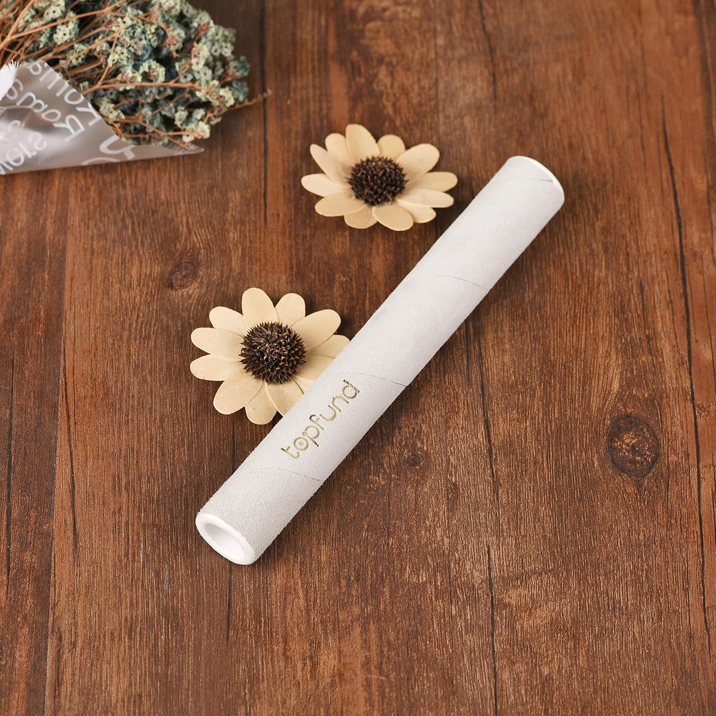 TOPFUND F Note Crystal Singing Bowl Heart Chakra 8 inch with Heavy Duty Carrying Case and Suede Striker