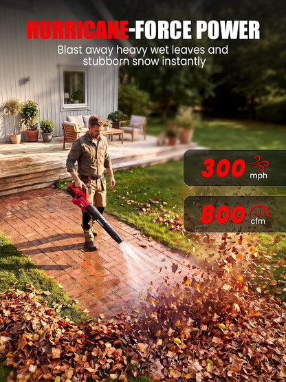800 CFM Leaf Blower Cordless Compatible with Milwaukee 18V M18 Battery