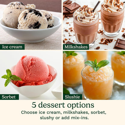 Cuisinart Ice Cream Maker, 5-in-1, 3 Half-Pint Mixing Cups
