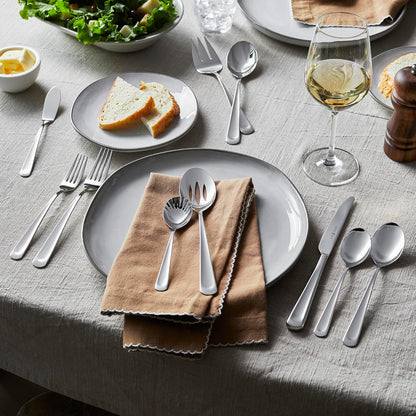 Zwilling J.A. Henckels Flatware Set, Silver Silvano 45pc Set, Regular