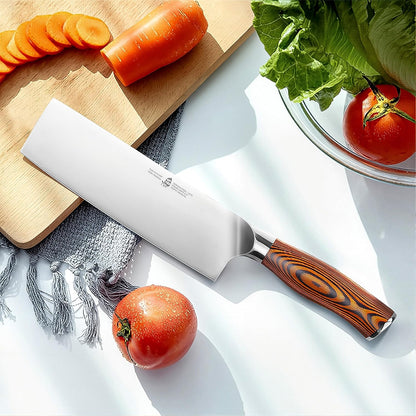 TUO Boning Knife - Razor Sharp Fillet Knife - High Carbon German Stainless Steel Kitchen Cutlery - Pakkawood Handle - Luxurious Gift Box Included - 7 inch - Fiery Phoenix Series