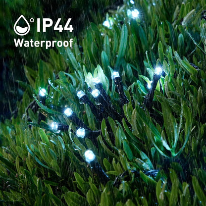 JMEXSUSS 2 Pack 75.5ft Orange Solar Christmas Lights, Total 400 LED Solar String Lights Outdoor Waterproof, 8 Modes Orange Halloween Lights for Tree Patio Garden Thanksgiving Halloween Decorations