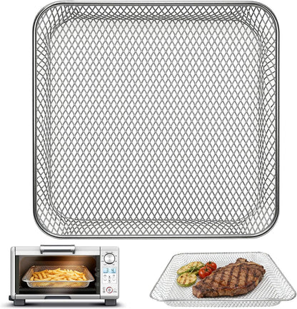 GWY Air Fryer Basket for BOV860BSS Smart Oven Air Fryer and Convection Oven Breville BOV845BSS Smart Oven Pro Countertop Oven,14.1"D x 11.1"W x 1"H Toaster Oven Baskets Accessories Replacement Parts