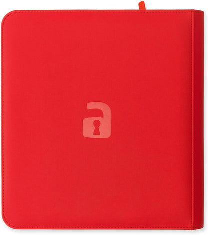 Vault X 12 Pocket Trading Card Zip Binder, 480 Cards, Compatible with Pokemon Scarlet & Violet Set, Exo-Tec Album Material, 20 Side-Loading Pages, Folder for Collectible TCG (SV1)