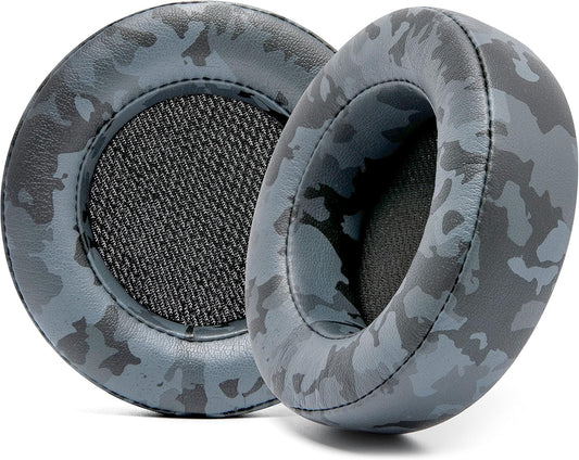 WC Upgraded Replacement Earpads for Corsair Virtuoso RGB Wireless Gaming Headset Made by Wicked Cushions | Improved Durability, Thickness, Softer Leather, and Sound Isolation | (Black Camo)
