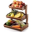 Purilite Select Stackable Acacia Wood Storage Bins