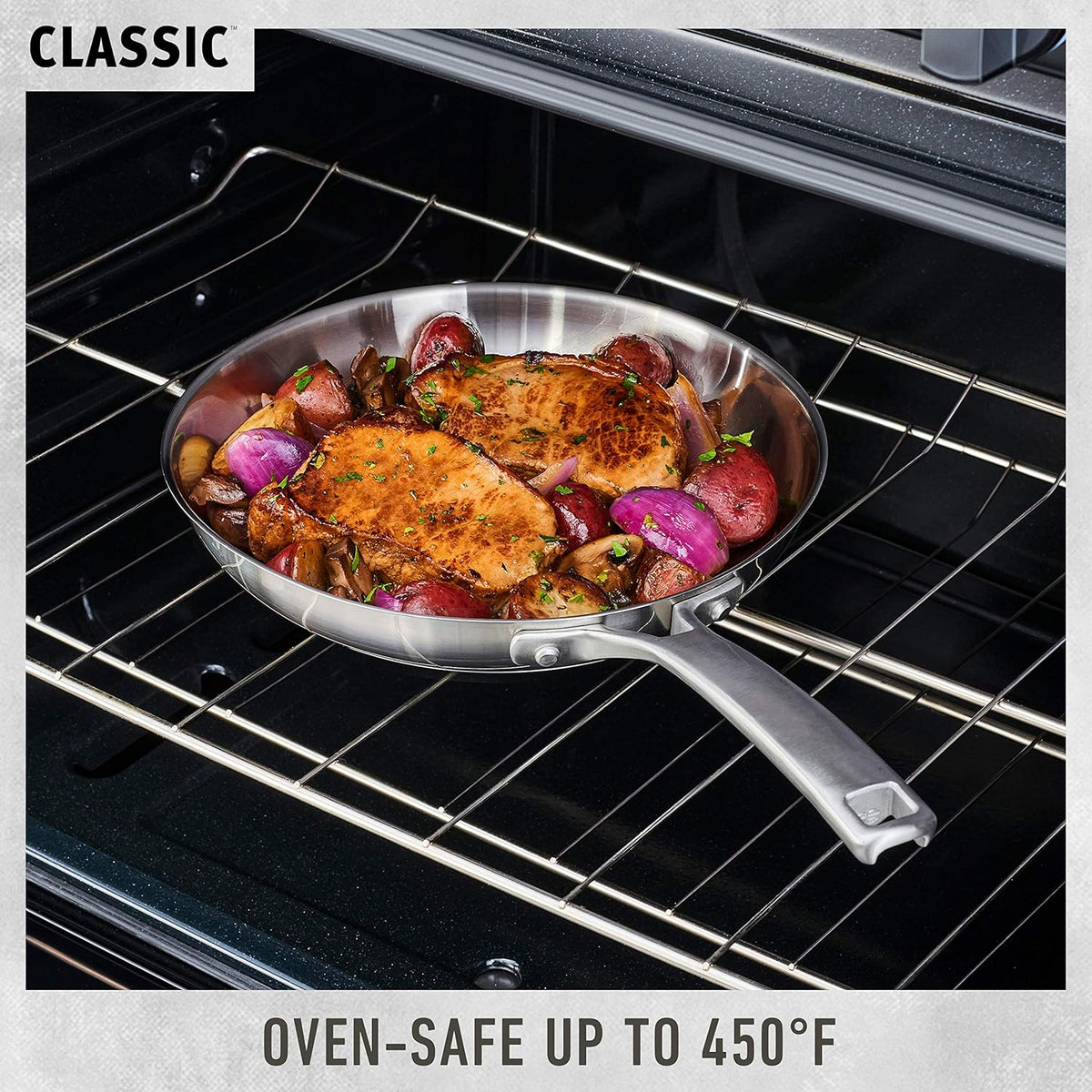 Calphalon Classic Stainless Steel Cookware Set, 10-Piece