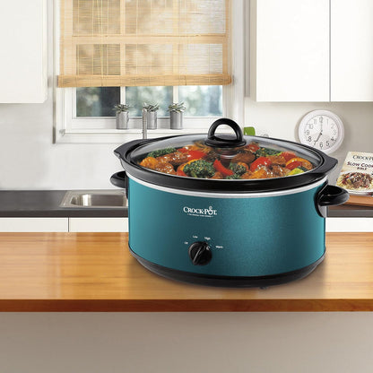 Crockpot SCV700-KT Design to Shine 7QT Slow Cooker Turquoise